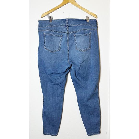 Torrid Jeggings Blue Skinny High Waisted Jeans sz 20R - Picture 4 of 7